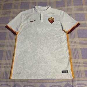 AS ROMA 2015 2016 AWAY FOOTBALL SHIRT SOCCER JERSEY NIKE MEDIUM WHITE 1927
